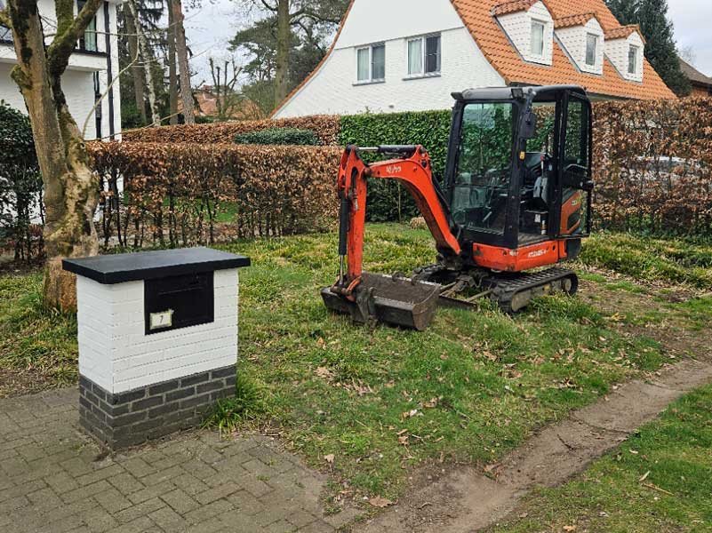 kraan-klein-voortuin Kleine handige kraan | voortuin - berm - straatwerken